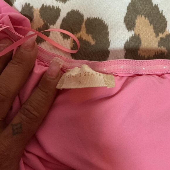 Pink Ruffle Strapless bodysuit - Picture 7 of 7